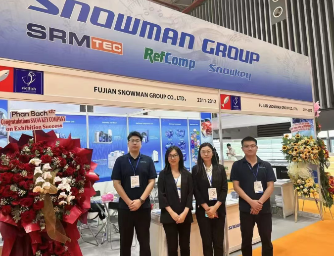 渔博会| 万向娱乐集团亮相越南国际渔业展 展示水产加工综合制冷解决方案